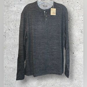 NWT Woody’s Retro Lounge Men’s Big & Tall Long Sleeve Henley